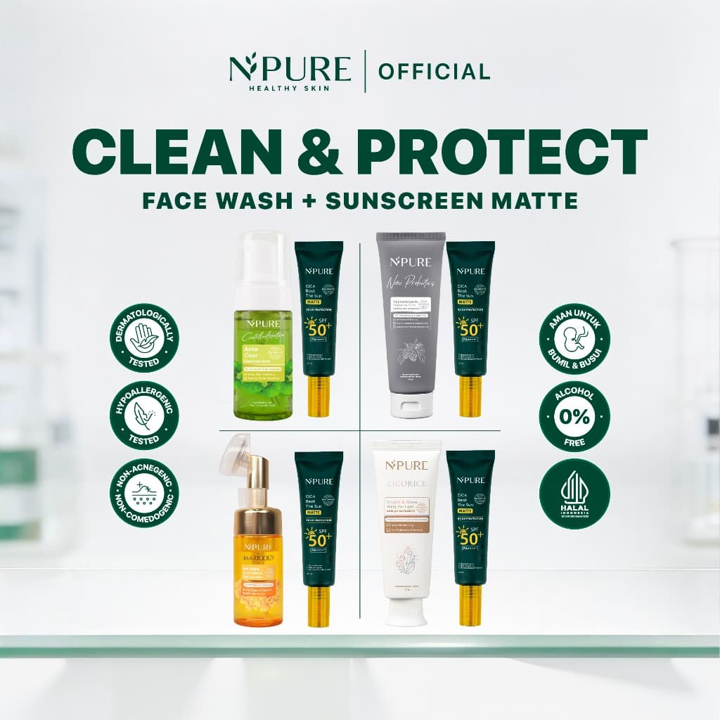 NPURE Cica Beat The Sun? Gentle Cleanser