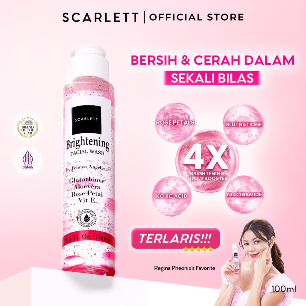 Scarlett Brightening Facial Wash